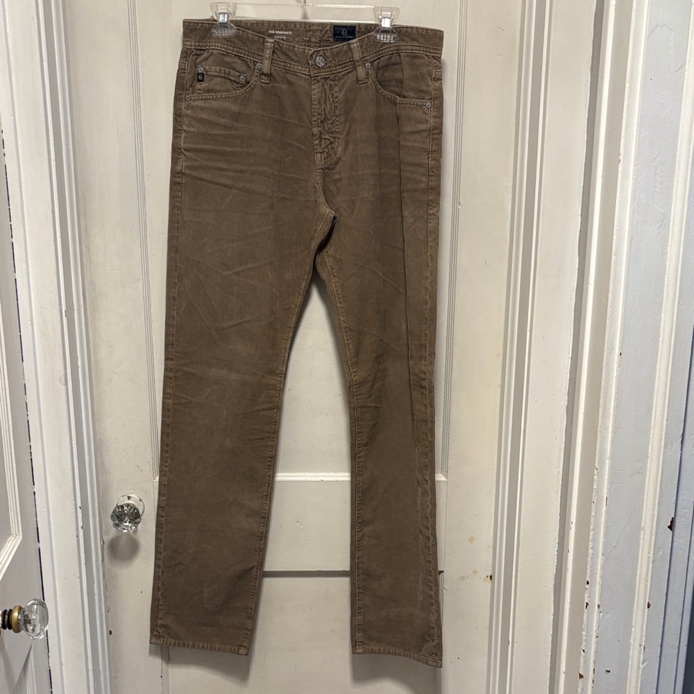 AG Adriano Goldschmied The Graduate Corduroy Pants 32 x 34 Brand without tags